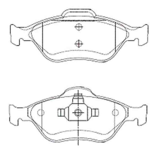 Pastilla De Freno Ford ---ecosport 1.6 - 2.0 09/ Delantera