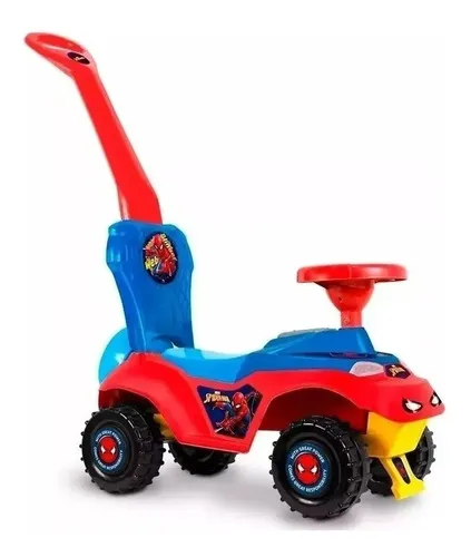 comprar Pata Pata Andarin Unibike Spiderman Con Manija Paseadora 