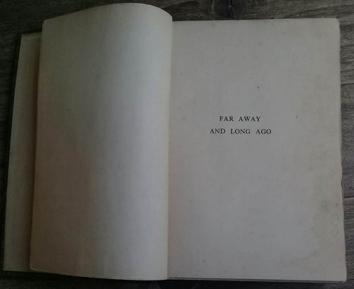 W. H. Hudson Far Away And Long Ago 1ra Ed. Libro Kktus