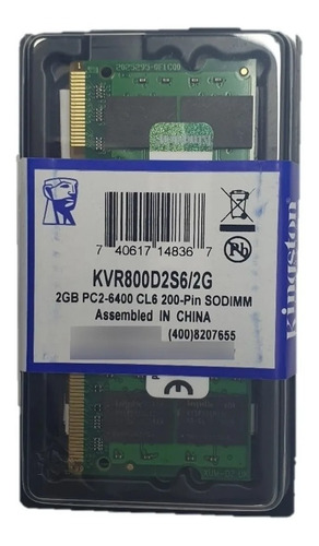 Memoria Ram Ddr2 2gb 800mhz Laptop