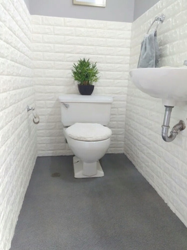 Decoracion Para Pared. Adhesivos De Pared 3 D Tipo Ladrillos