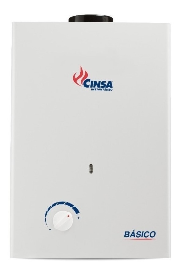Calentador de agua a gas GLP Cinsa CIN-06 E blanco