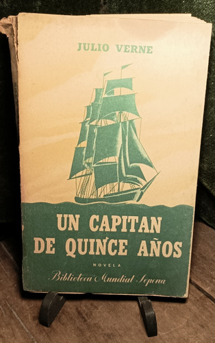 Libro, Julio Verne, Un Capitán De Quince Años, 1948.