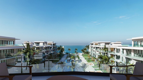 Venta De Apartamentos En Proyecto Frente Al Mar Con Club De Playa Y Piscina Próximo A Playa Dorada!