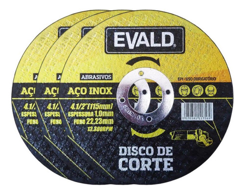 Esmerilhadeira Angular 4.1/2 Pol Makita Com 3 Discos Evald