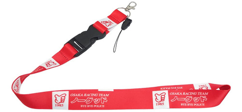 Cordon Poliester Rojo Japon Jdm Team Osaka Car Racing Club -