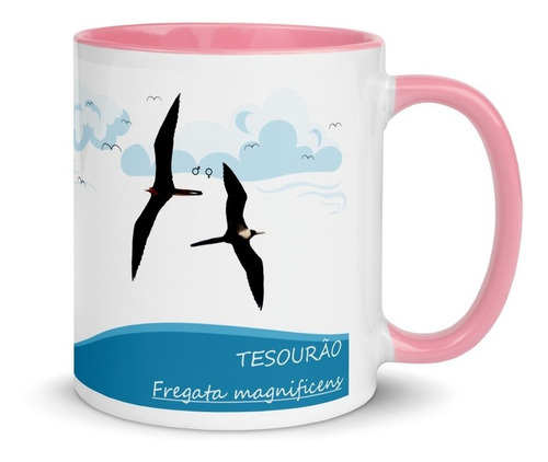 Imagem 6 de 7 de Caneca Personalizada Aves De Ubatuba (tesourão)