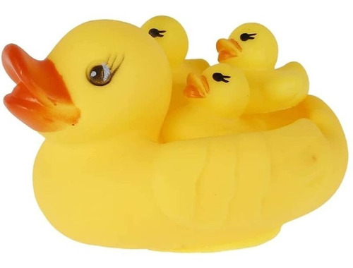 Patitos Para Baño De Hule Set 4 Patitos Niños Niñas Infantil