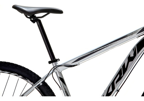 Bicicleta Aro 29 Krw Alumínio 27vel Hidráulico Com Trava S9 Cor Prata/preto