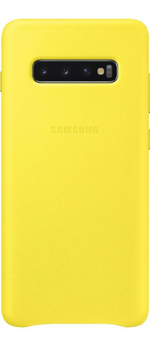 Case Samsung Leather Cover Para Galaxy S10 Plus De Cuero