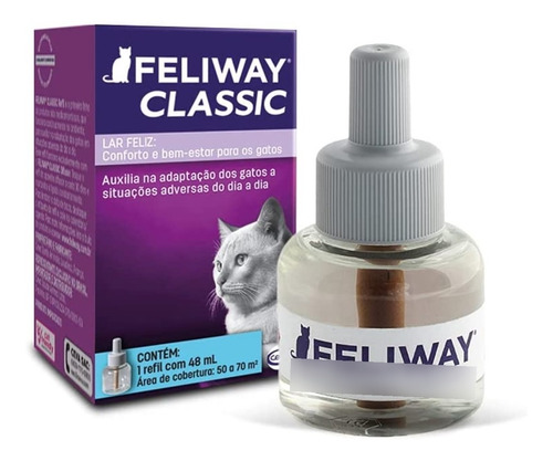 Feliway Classic Refil Ceva 48ml Feromônio