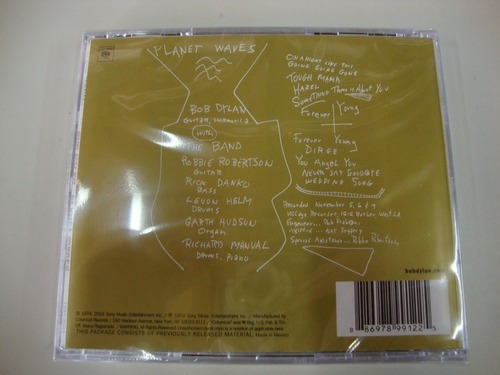 CD de Bob Dylan, Planet Waves, Imp, sellado