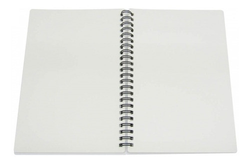 Cuaderno Caratula Plástica 80 Hojas Blancas Oficina Escolar 