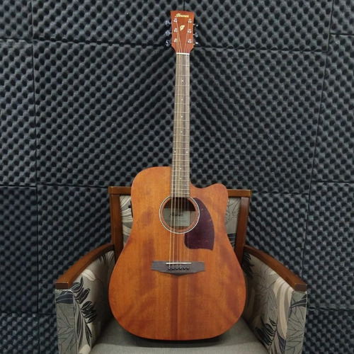 Imagem 2 de 9 de Violão Ibanez Pf 12mhce Opn Eletro-acústico Folk Mahogany