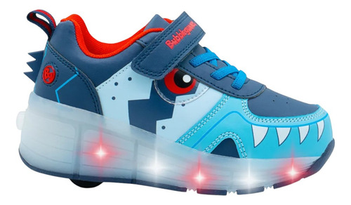 Tenis Patín Niño Bubble Gummers® Zahir Luces Retractil 18-22