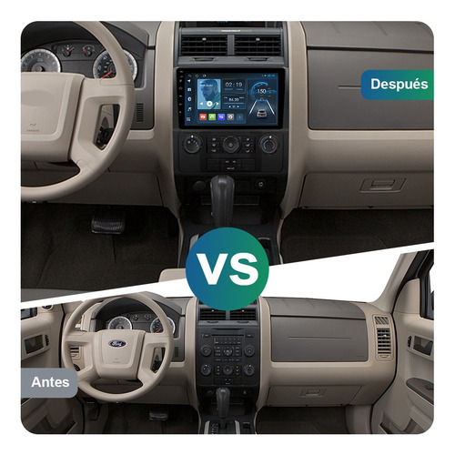 Para Estéreo 2+32g Carplay Ford Escape 2008-2011 Gps Wifi