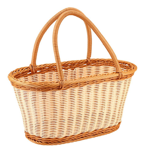 Cesta De Picnic Cestas De Flores Cesta De Recolección De