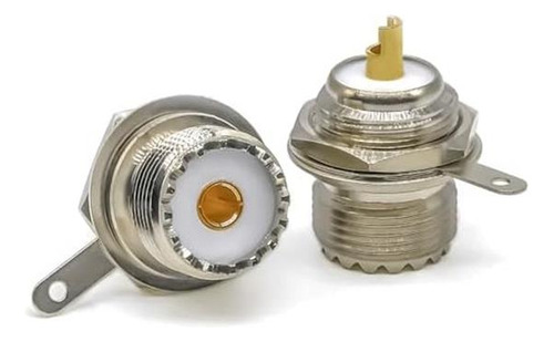 Ahoaepy 2pcs Pl259 So239 Bulquetas Connector, Of Of