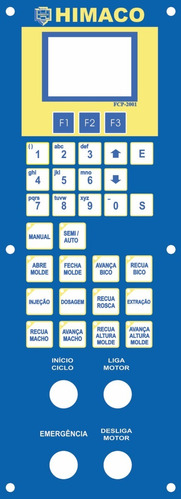 Membrana Fcp2001 Frontal Injetora Himaco Lhs Rapid Lht Atis