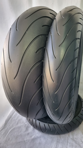 Par De Pneu Michelin Pilot 190/120 Original Usado (Usado)