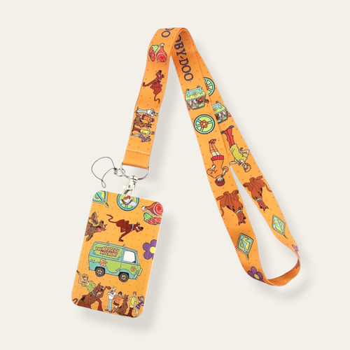 Lanyard + Portacredencial Scooby Doo Variedades 