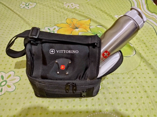 Vianda Lunchera Bolso Termico Tipo Victorinox Envase Y Termo