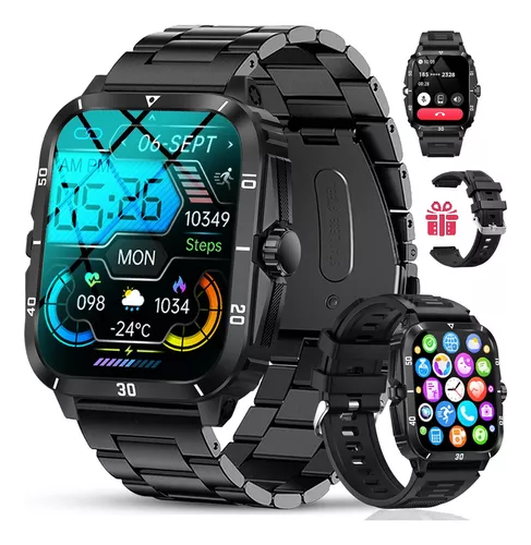 Smartwatch Reloj Inteligente Hombre con Llamadas: Impermeable