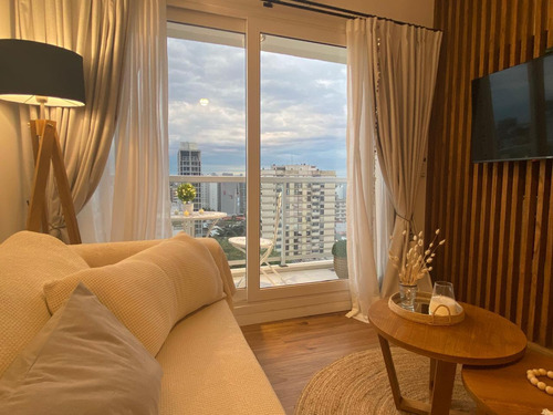 2 Ambientes Amoblado Y Equipado En Torre Vista Belgrano- Alquiler Paquete!