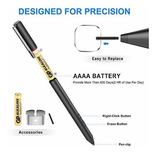 Stylus Pen For Microsoft Surface Pro 7 6 5 4 3 Go Laptop 1