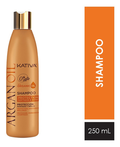 Shampoo Kativa Argan - Frasco 250ml