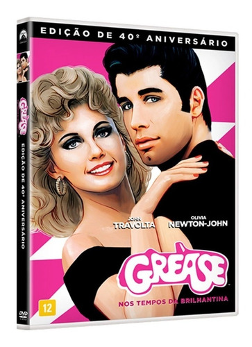 Dvd Grease - Ed. Comemorativa - 40 Anos. Original