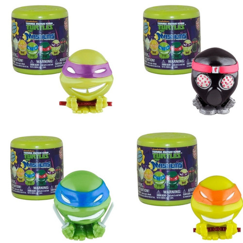 Coleção Com 4 Miniaturas Tartarugas Ninja Mashems Dtc Oferta