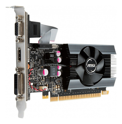 Placa De Video Gamer Msi Nvidia Gt 710 2gb Ddr3 Lp