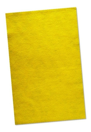 Paño Lency Fieltro Manualidades Importado 100x92 Cm Amarillo