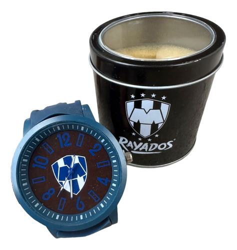 Reloj Oficial Club Monterrey- Con Estuche Mod-10
