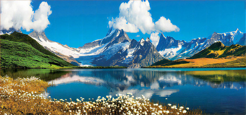 Puzzle Rompecabezas X 3000 Lago Bachalpsee Suiza Educa