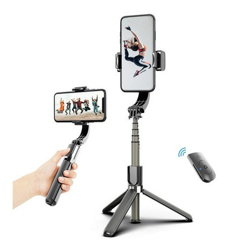 3 Em 1 Phone Gimbal, Estabilizador Selfie Stick Tripé
