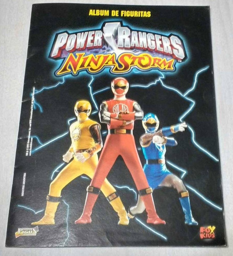 Album Figuritas Power Rangers Ninja Storm Promo Figus 2004