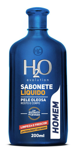 Sabonete Líquido Homem H2o Pele Oleosa 200ml