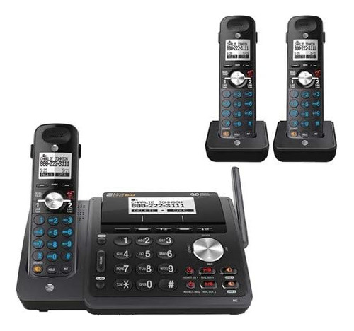 At&t Tlbk Dect 6.0 Teléfono Inalámbrico Expandible De 2 Líne