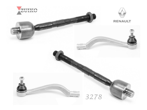 Kit Bieletas Y Terminales Renault Sandero Stepway 10-20 16mm