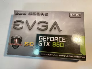 Tarjeta De Video Evga Nvidia Geforce Gtx 950 Sc, 2gb Gddr5