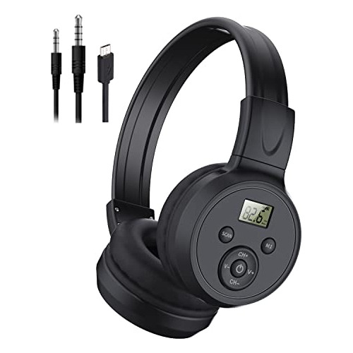 Auriculares Portátiles De Radio Fm Con Mejor Kxwb9