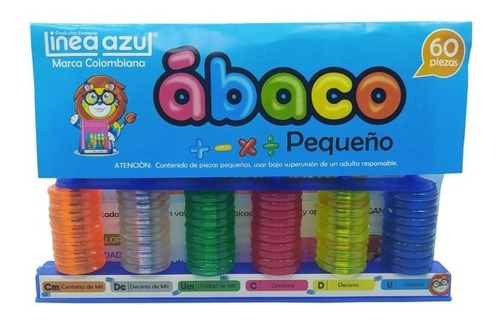 Abaco Infantil Didáctico De 60 Discos Pequeño