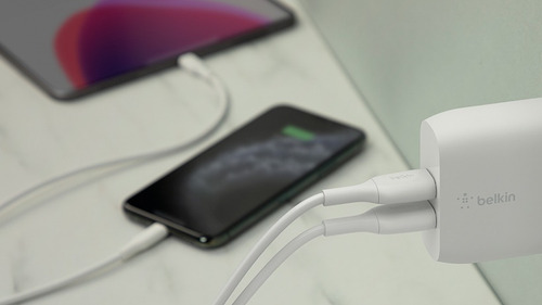Imagen 4 de 9 de Belkin Boost Charge Cargador De Pared Dual Usb 24w- 4.8amp