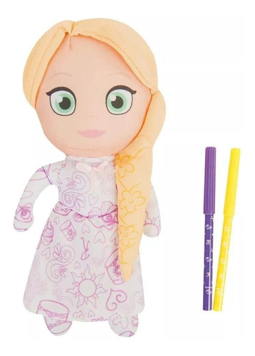 Muñeca De Tela Para Pintar A Tus Princesas Disney 