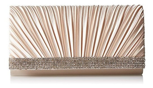 Bolso Para Dama De Noche Jessica Mcclintock Tela Champagne