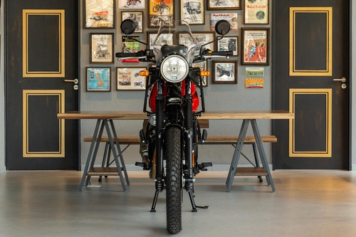 Imagen 4 de 25 de Royal Enfield Himalayan Bs6 Rock Red Entrega Inmediata