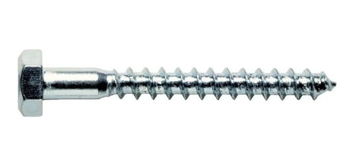 Tornillo Tirafondo Hexagonal Zincado 3/16 X 1.1/4 X250 U Tel