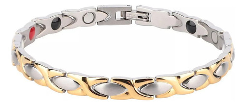 2pcs Joyas De Acero Inoxidable, Pulsera De Titanio Puro
